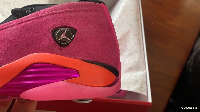 Pink Jordan Shocking DH4121-600 (W) Low 14 Retro 0820